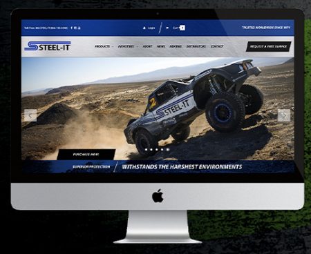 Bink Designs, STEEL-IT, Website Design